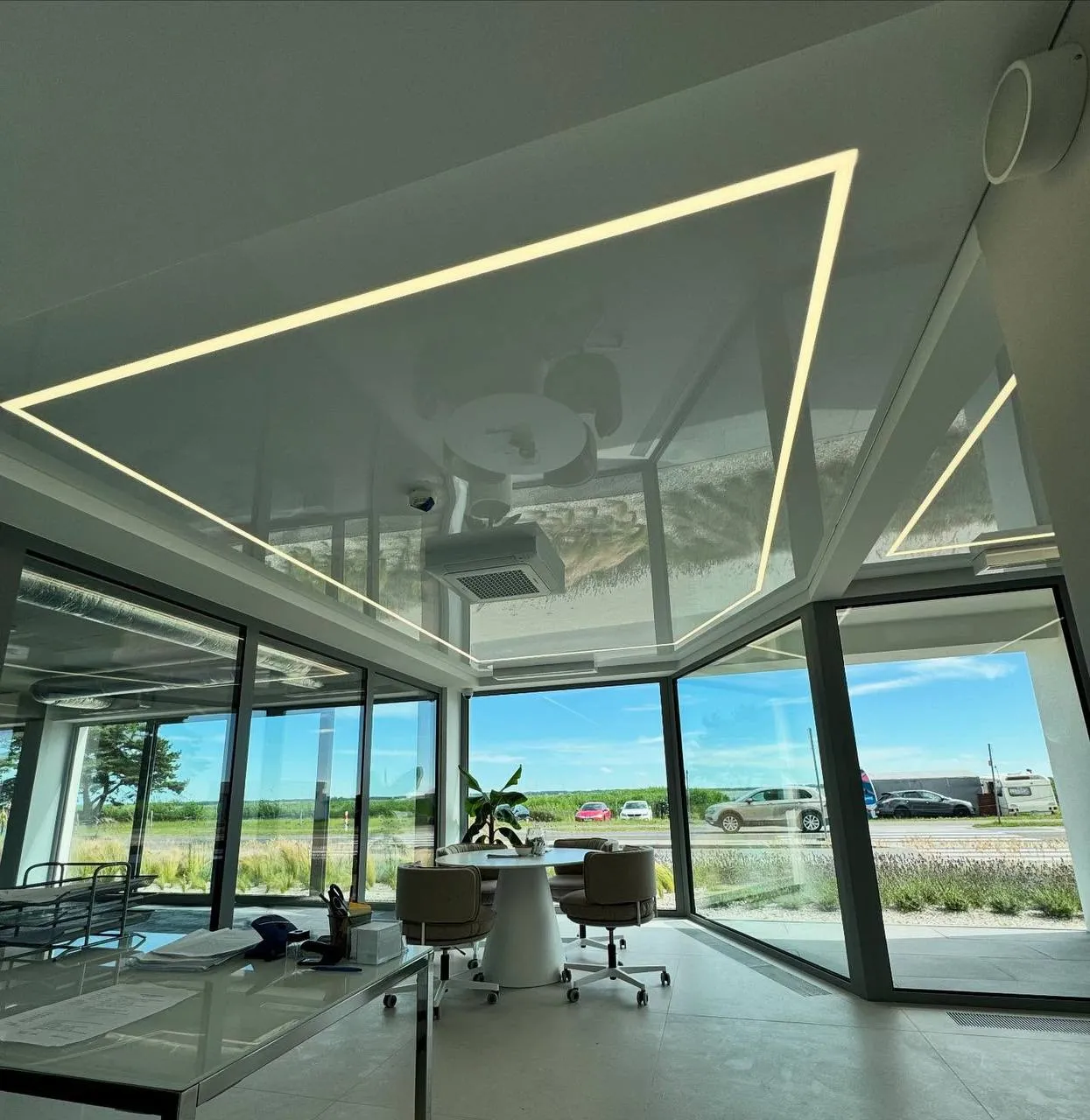 Executive Gloss Frame Ceiling, Tysons VA - Image 1