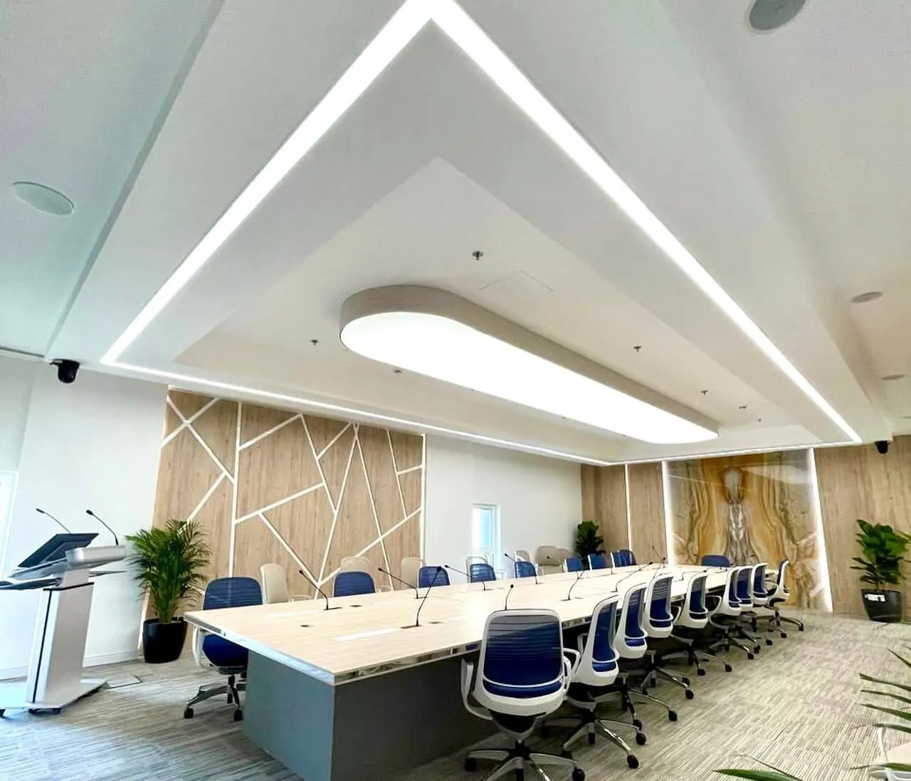 Executive Gloss Frame Ceiling, Tysons VA